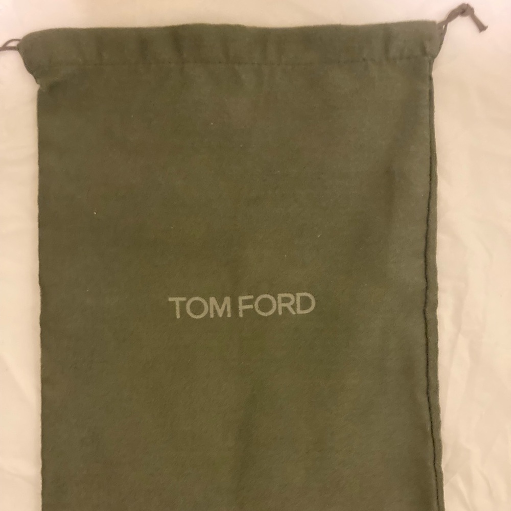 Tom Ford Olive Drawstring Dust Pouch